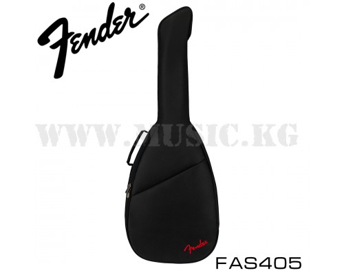 Чехол для малоразмерной гитары FAS405 Small Body Acoustic Gig Bag, Black, Fender