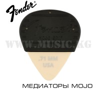 Медиаторы Fender Mojo Grip White 0.71