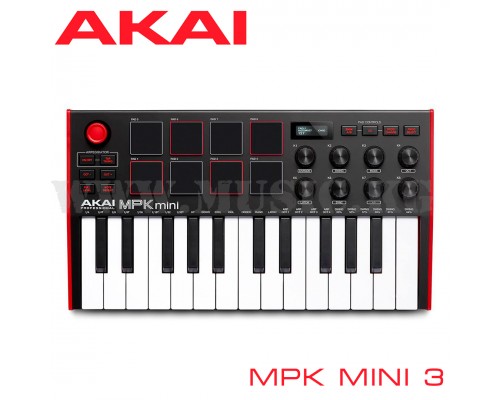 Midi-клавиатура Akai MPK Mini 3