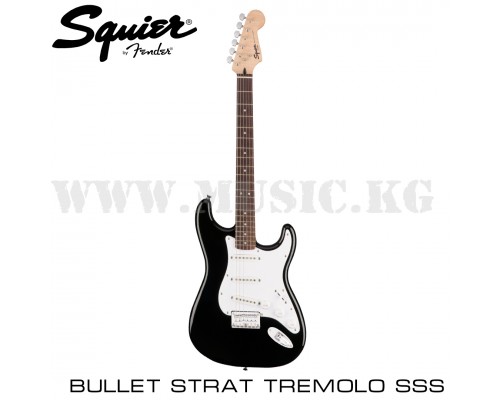 Электрогитара Squier Bullet® Stratocaster®, Laurel Fingerboard, Black