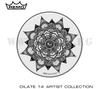 Барабанный пластик Remo Dilate 14" ARTBEAT Artist Collection
