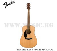 Акустическая гитара Fender CD-60S Left-Hand Natural