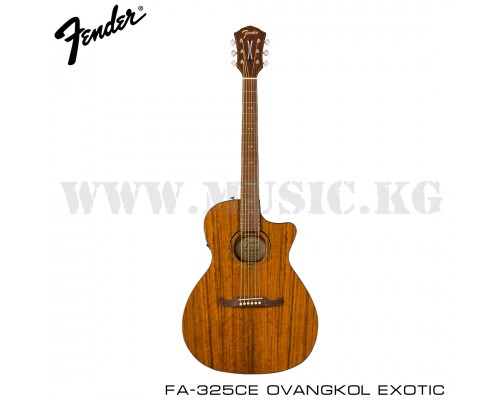 Электроакустическая гитара Fender Limited Edition FA-345CE Auditorium, Laurel Fingerboard, Ovangkol Exotic
