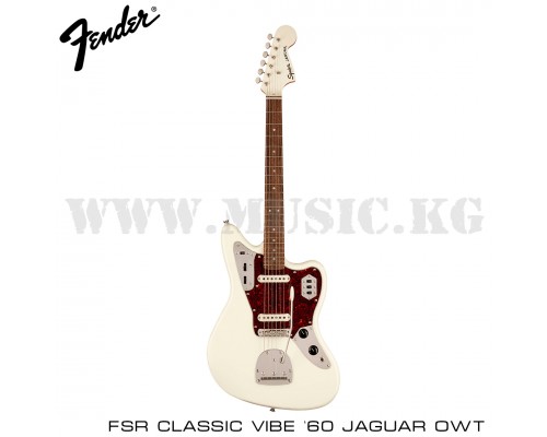 Электрогитара Squier FSR Classic Vibe 60s Jaguar LRL Olympic White