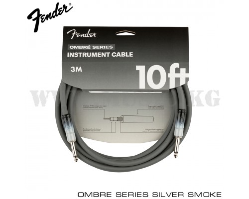 Инструментальный кабель Fender Ombre Series Silver Smoke