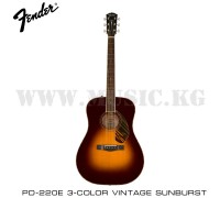 Электроакустика Fender Paramount PD-220E Dread 3-Color Vintage Sunburst