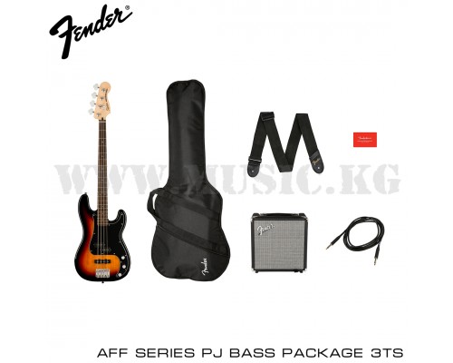 Комплект Squier Affinity Series Precision Bass PJ Pack, Laurel Fingerboard, 3-Color Sunburst