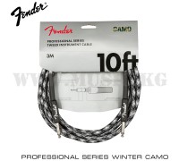 Инструментальный кабель Fender Professional Series Instrument Cable, Straight/Straight, '10 Winter Camo