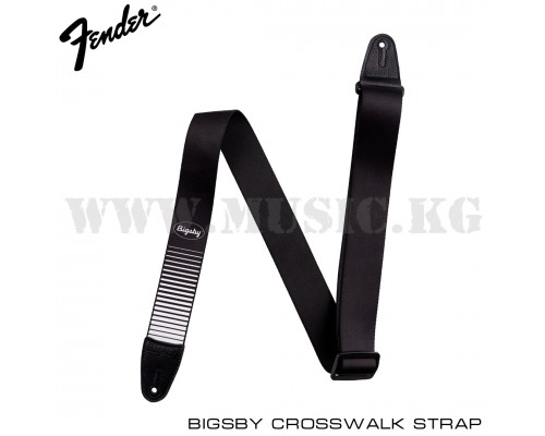 Ремень для гитары Fender Bigsby Crosswalk Black