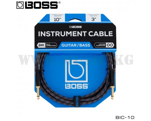 Инструментальный кабель Boss BIC-10 (3 м.)