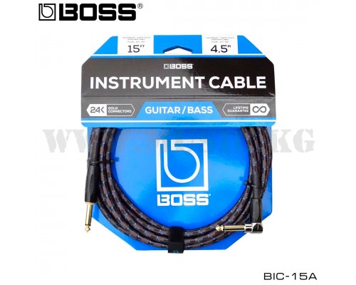 Инструментальный кабель Boss BIC-15A (4.5 м.)