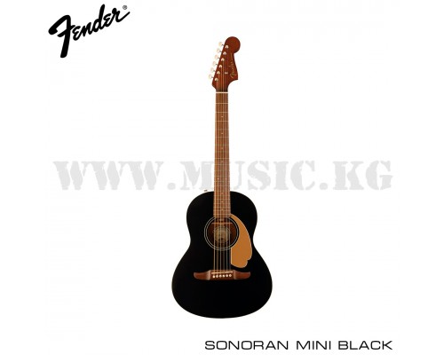 Акустическая гитара Fender Sonoran Mini Black