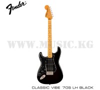 Электрогитара Squier Classic Vibe 70s Stratocaster HSS Left-Handed MN BLK 
