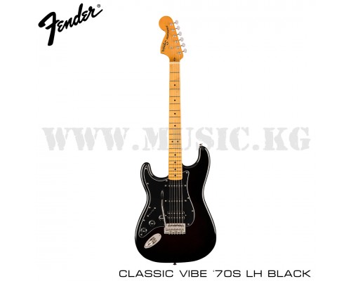 Электрогитара Squier Classic Vibe 70s Stratocaster HSS Left-Handed MN BLK 