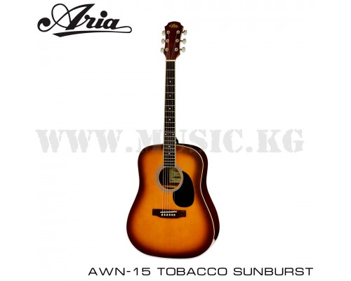 Акустическая гитара Aria AWN-15 Tobacco Sunburst