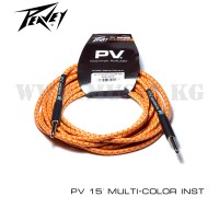 Инструментальный кабель Peavey PV 15 Multicolor Inst Cable