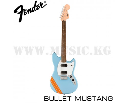 Электрогитара Squier FSR Bullet Competition Mustang HH Daphne Blue