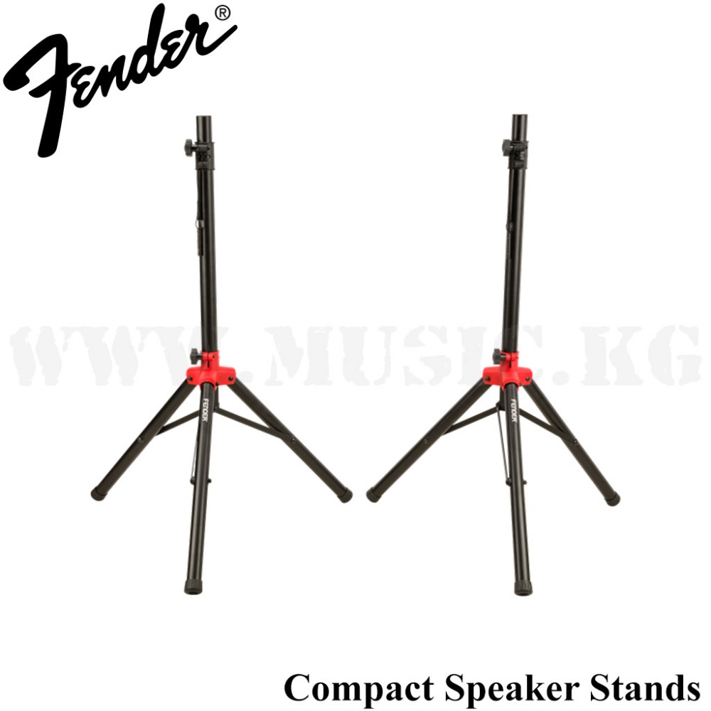 Комплект стоек для акустической системы Fender Compact Speaker Stands with Bag, Black