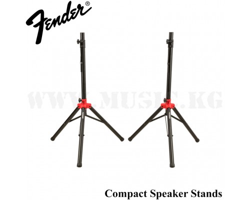 Комплект стоек для акустической системы Fender Compact Speaker Stands with Bag, Black