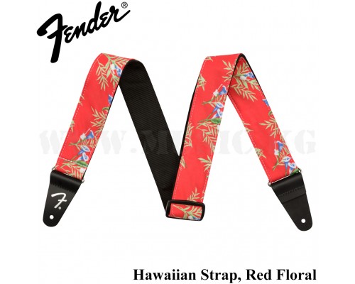 Ремень Fender Hawaiian Strap, Red Floral