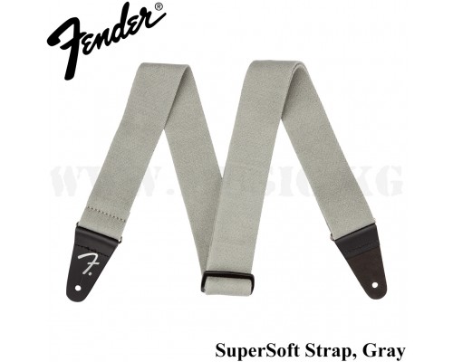 Ремень Fender SuperSoft Strap, Gray, 2"