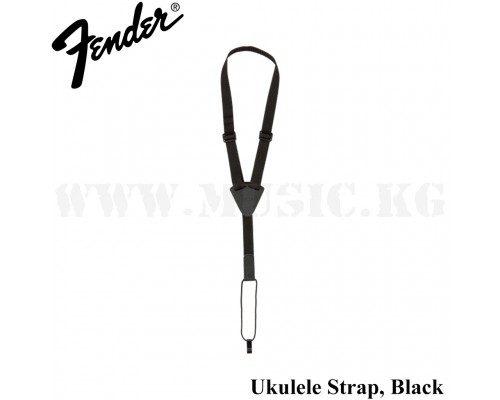 Ремень для укулеле Fender Ukulele Strap, Black