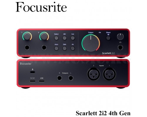 Звуковая карта Focusrite Scarlett 2i2 4th Gen