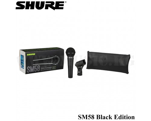 Динамический микрофон Shure SM58 Black Edition