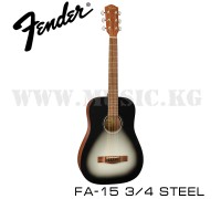 Акустическая гитара Fender FA-15 3/4 Scale Steel Walnut Fingerboard, Moonlight Burst