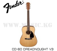 Акустическая гитара Fender CD-60 Dreadnought V3 DS, Walnut Fingerboard, Natural