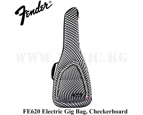 Чехол для электрогитары Fender FE620 Electric Gig Bag, Checkerboard