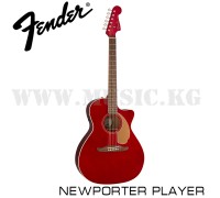 Электроакустическая гитара Fender Newporter Player Candy Apple Red