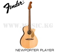 Электроакустическая гитара Fender Newporter Player, Walnut Fingerboard, Natural