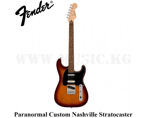 Электрогитара Squier Paranormal Custom Nashville Stratocaster®, Laurel Fingerboard, Black Pickguard, Chocolate 2-Color Sunburst 