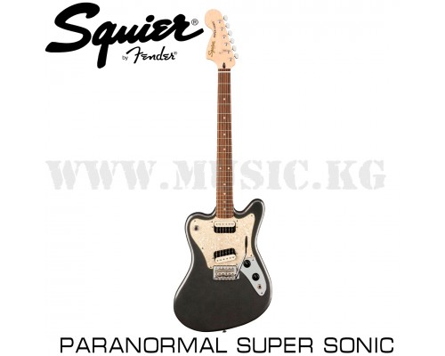 Электрогитара Paranormal Super-Sonic™, Laurel Fingerboard, Graphite Metallic, Squier