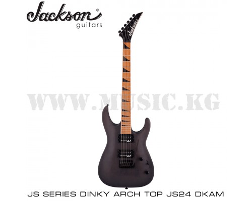 Электрогитара Jackson JS Series Dinky Arch Top JS24 DKAM, Caramelized Maple Fingerboard, Black Stain