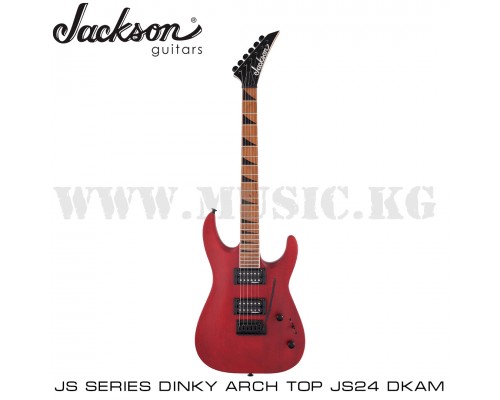 Электрогитара Jackson JS Series Dinky Arch Top JS24 DKAM, Caramelized Maple Fingerboard, Red Stain