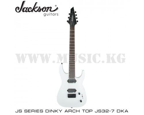 Электрогитара Jackson JS Series Dinky Arch Top JS32-7 DKA HT, Amaranth Fingerboard, Snow White