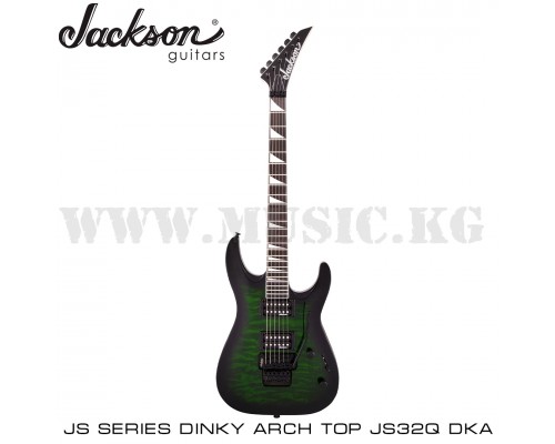 Электрогитара Jackson JS Series Dinky Arch Top JS32Q DKA, Amaranth Fingerboard, Transparent Green Burst