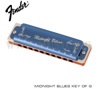Губная гармошка Fender Midnight Blues Harmonica, Key of G