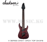 Электрогитара Jackson X Series Dinky Arch Top DKAF8 MS, Laurel Fingerboard, Multi-Scale, Stained Mahogany