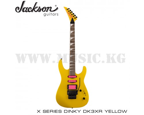 Электрогитара Jackson X Series Dinky DK3XR HSS, Laurel Fingerboard, Caution Yellow
