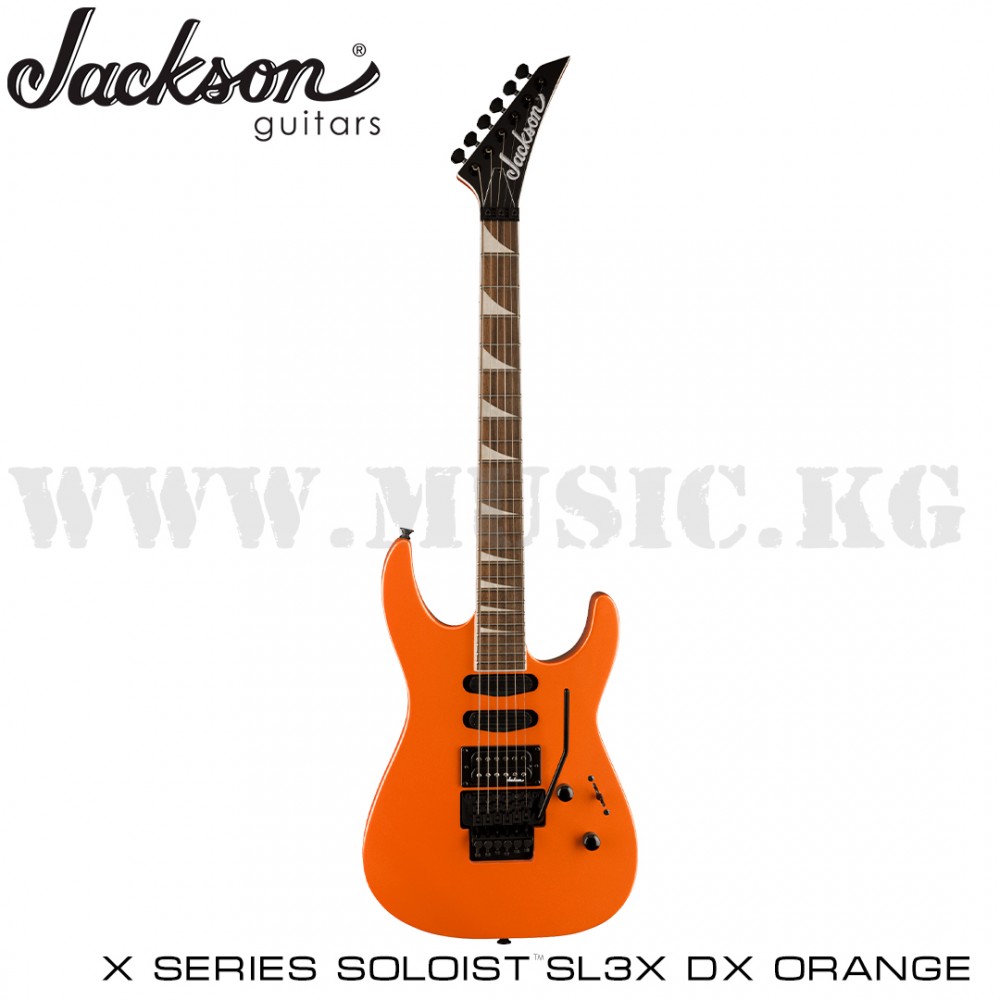 Электрогитара Jackson X Series Soloist SL3X DX, Laurel Fingerboard, Lambo Orange
