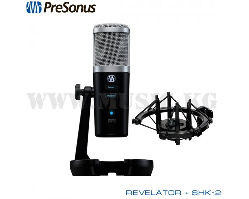 USB-микрофон Presonus Revelator + паук Presonus SHK-2