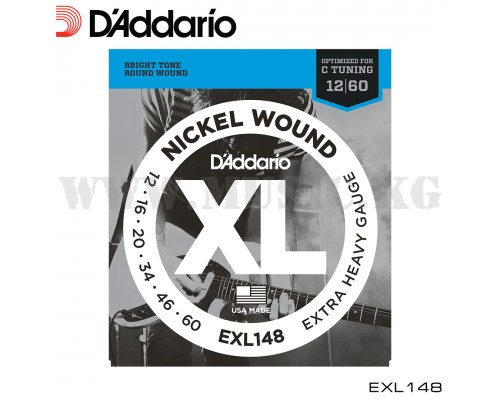 Струны для электрогитары D'Addario EXL148