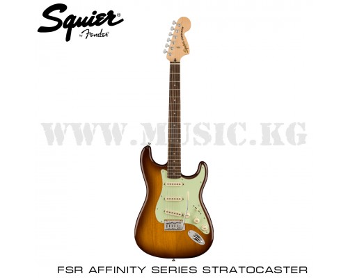Электрогитара Squier FSR Affinity Series™ Stratocaster®, Laurel Fingerboard, Mint Pickguard, Honey Burst