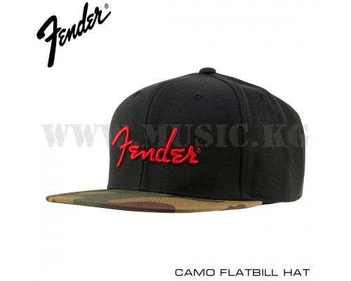 Кепка Fender Camo Flatbill Hat