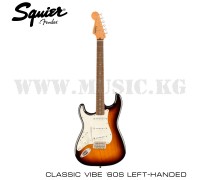 Электрогитара Squier Classic Vibe '60s Stratocaster®, Laurel Fingerboard, Left Handed, 3-Color Sunburst