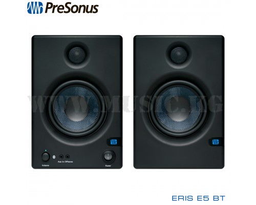 Студийные мониторы Presonus Eris E5 BT Studio Monitor, Black (пара)