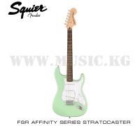 Электрогитара Squier FSR Affinity Series Stratocaster®, Laurel Fingerboard, White Pickguard, Surf Green